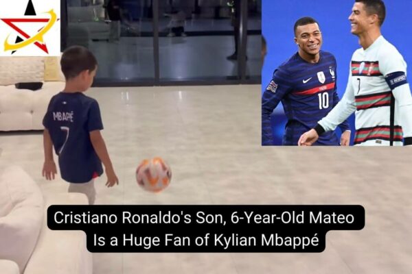 Cristiano Ronaldo’s Son, 6-Year-Old Mateo Is a Huge Fan of Kylian Mbappé
