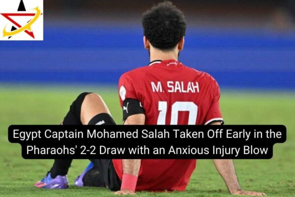 Egypt Captain Mohamed Salah Taken Off Early in the Pharaohs’ 2-2 Draw with an Anxious Injury Blow