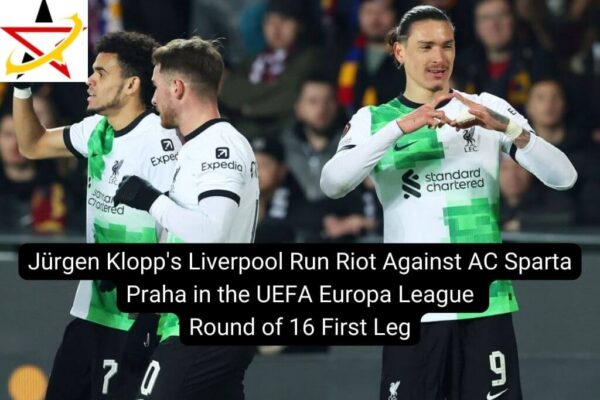 Jürgen Klopp’s Liverpool Run Riot Against AC Sparta Praha in the UEFA Europa League Round of 16 First Leg